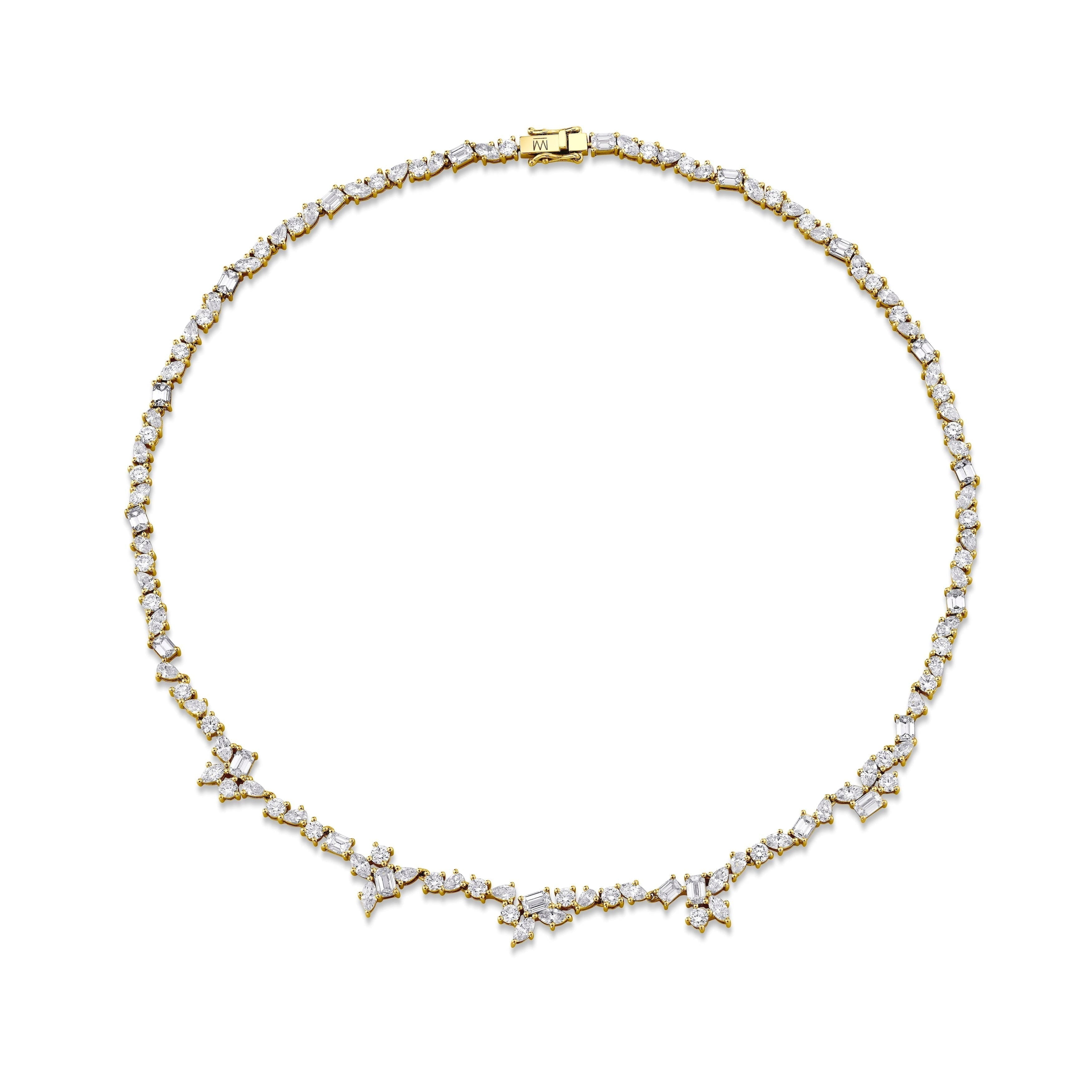 MICHAEL M Fashion Necklaces Montage Eternity Tennis Necklace