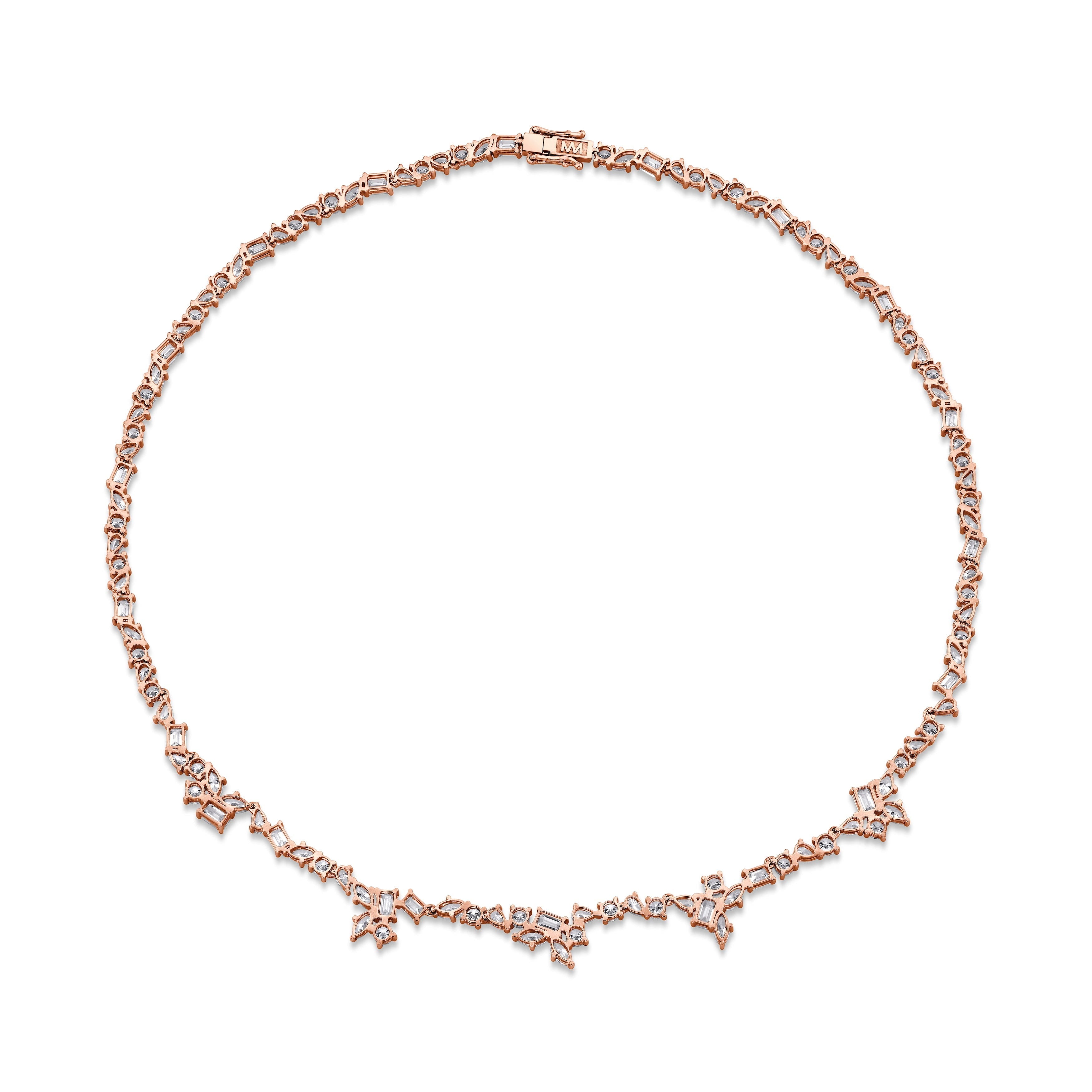 MICHAEL M Fashion Necklaces Montage Eternity Tennis Necklace
