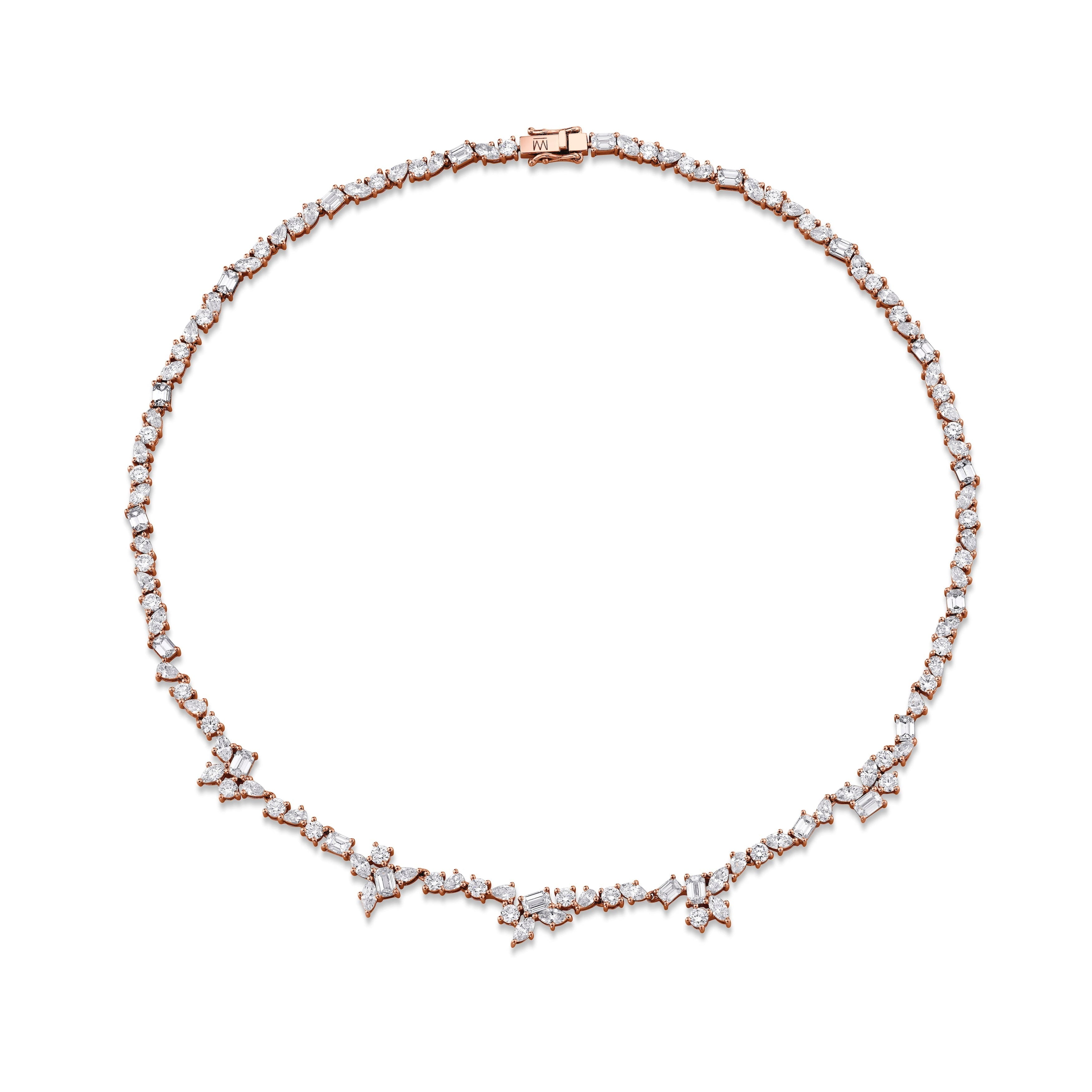 MICHAEL M Fashion Necklaces Montage Eternity Tennis Necklace