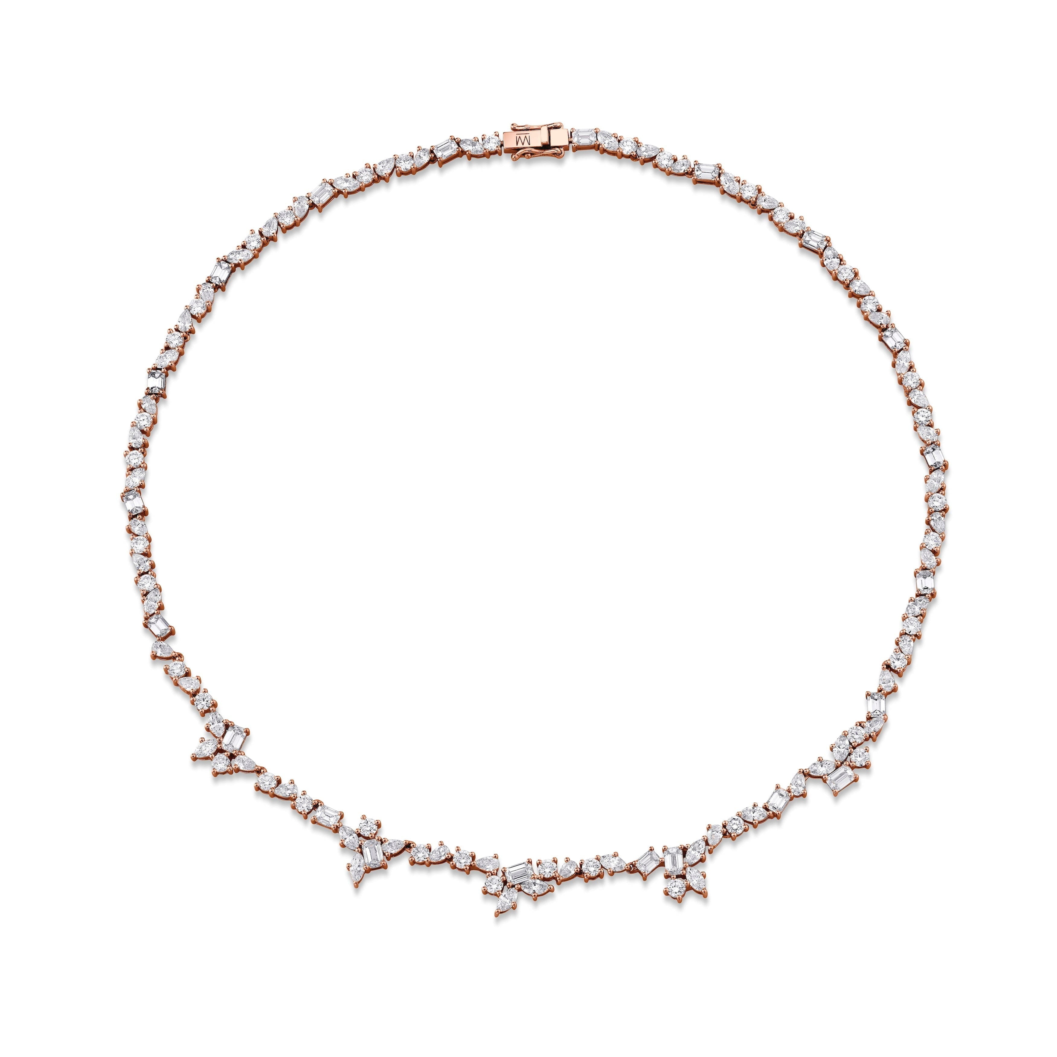MICHAEL M Fashion Necklaces Montage Eternity Tennis Necklace