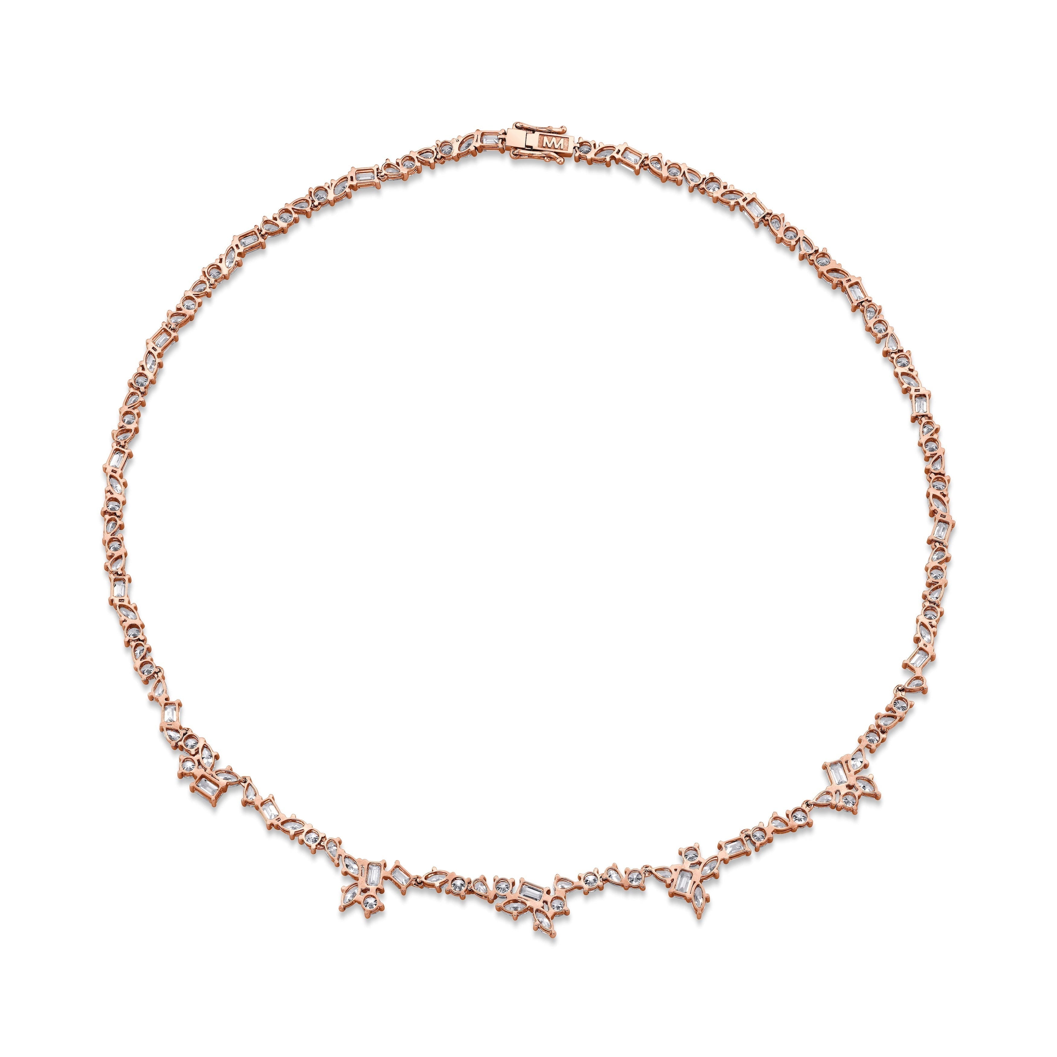 MICHAEL M Fashion Necklaces Montage Eternity Tennis Necklace