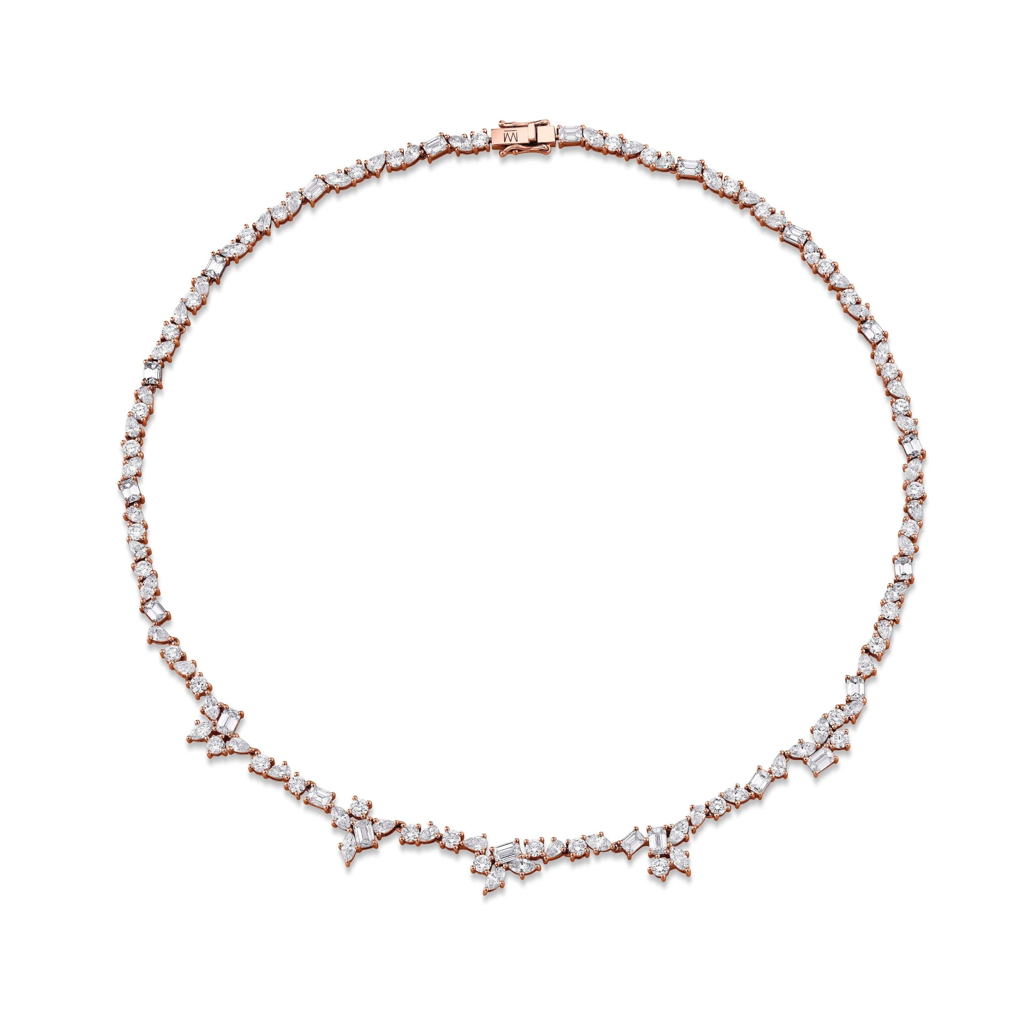 MICHAEL M Fashion Necklaces Montage Eternity Tennis Necklace