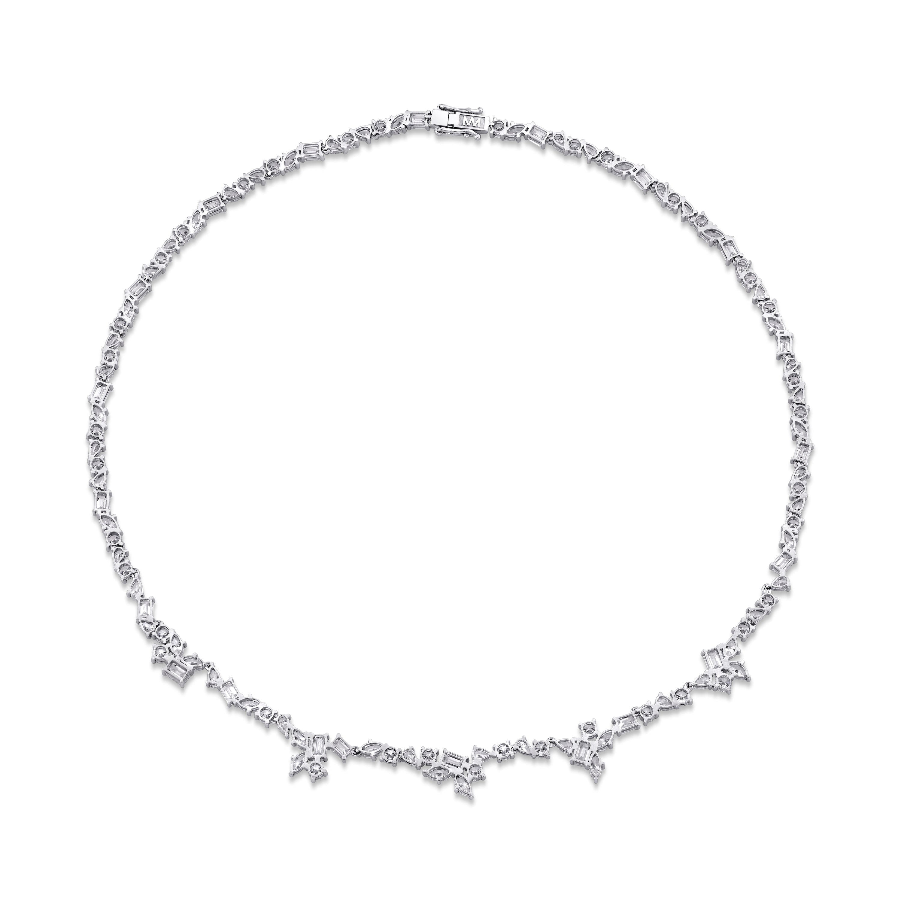 MICHAEL M Fashion Necklaces Montage Eternity Tennis Necklace