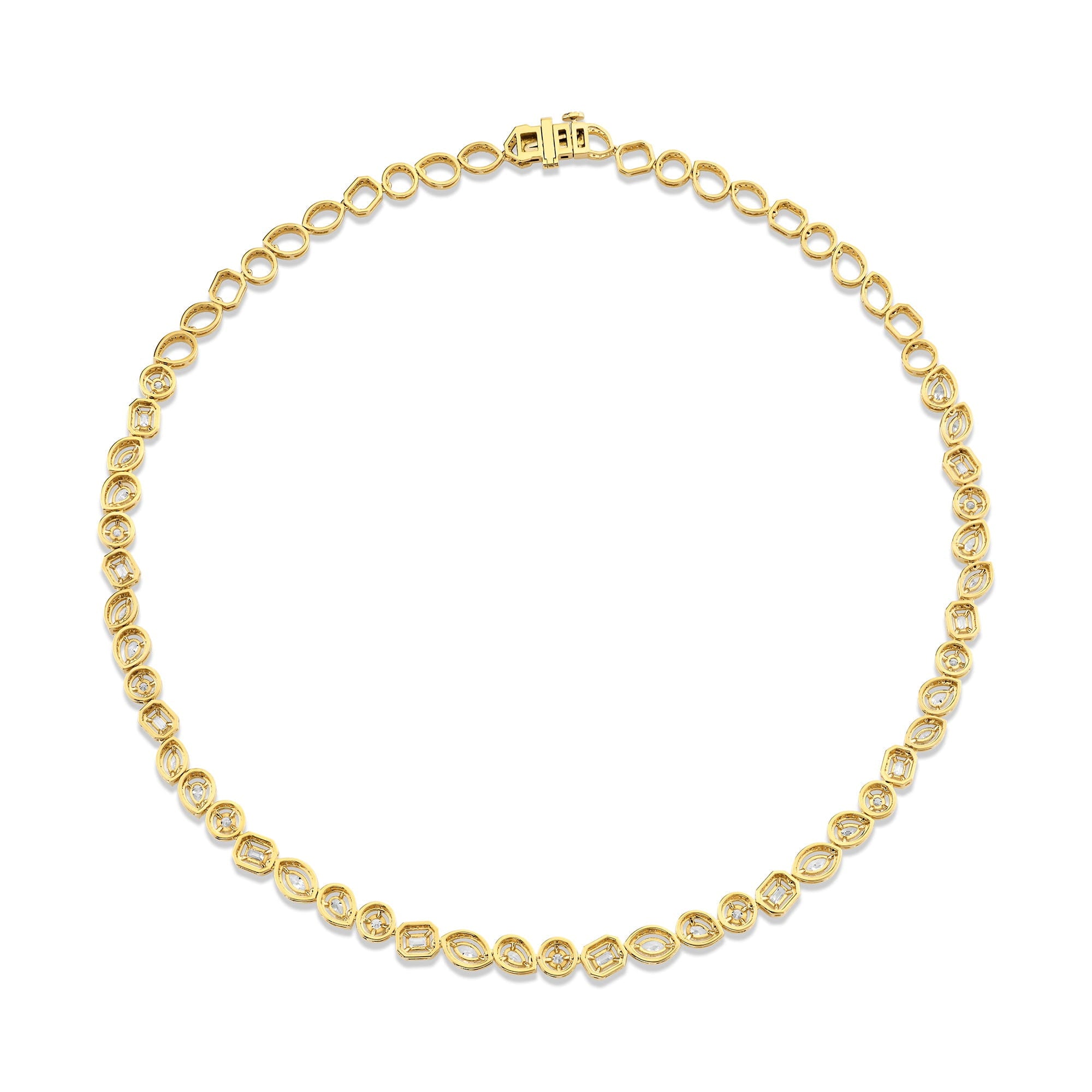 MICHAEL M Fashion Necklaces Montage Halo Riviera Necklace