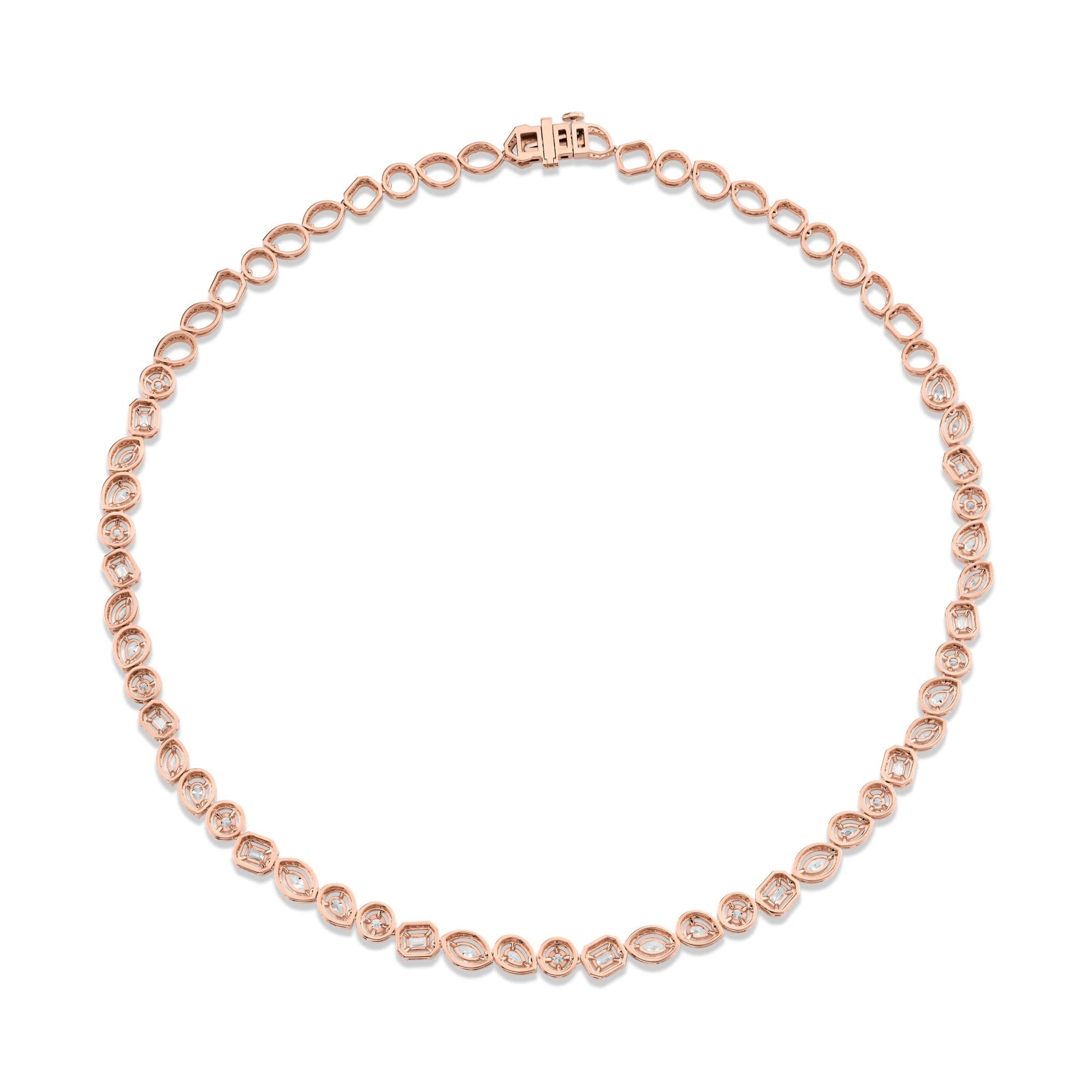 MICHAEL M Fashion Necklaces Montage Halo Riviera Necklace