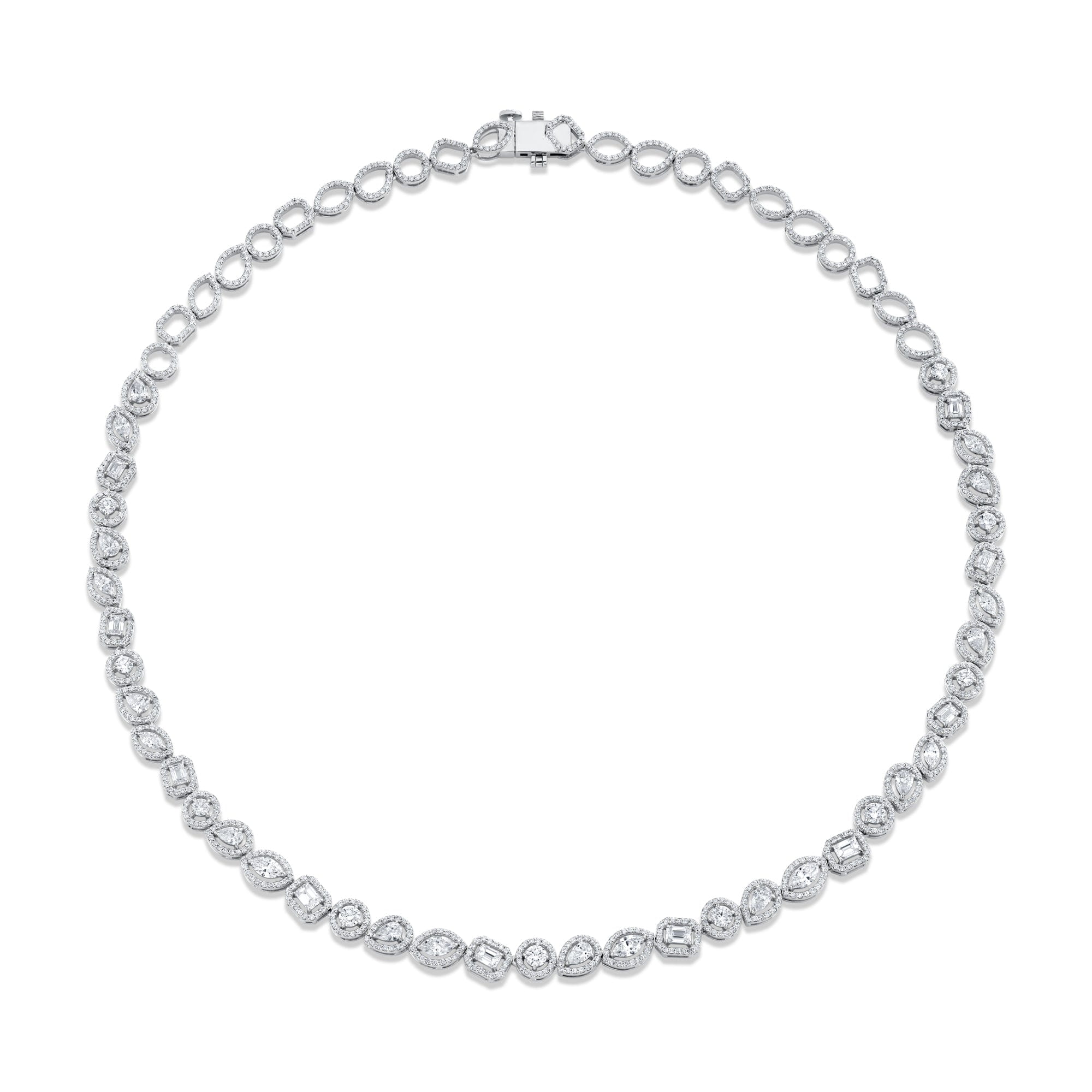 MICHAEL M Fashion Necklaces Montage Halo Riviera Necklace