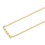 MICHAEL M Fashion Necklaces Montage Marquise and Round Cut Diamond Bar Necklace