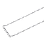 MICHAEL M Fashion Necklaces Montage Marquise and Round Cut Diamond Bar Necklace