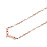 MICHAEL M Fashion Necklaces Montage Marquise and Round Cut Diamond Chevron Necklace