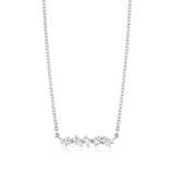 MICHAEL M Fashion Necklaces Montage Mixed Cut Diamond Bar Necklace