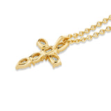 MICHAEL M Fashion Necklaces Montage Small Diamond Cross Pendant