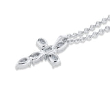 MICHAEL M Fashion Necklaces Montage Small Diamond Cross Pendant