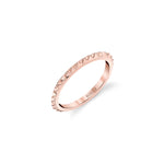 MICHAEL M Fashion Rings 14K Rose Gold / 4 Tetra Band B320-RG4