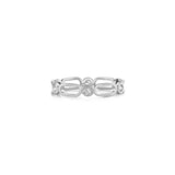 MICHAEL M Fashion Rings 14K White Gold / 4 Connection Ring F358
