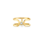 MICHAEL M Fashion Rings 14K Yellow Gold / 4 Alignment Ring F359