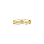 MICHAEL M Fashion Rings 14K Yellow Gold / 4 Connection Ring F358
