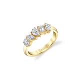 MICHAEL M Fashion Rings 18K Yellow Gold / 4 Montage 5 Diamond Ring