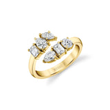 MICHAEL M Fashion Rings 18K Yellow Gold / 4 Montage Bypass Ring