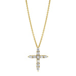 MICHAEL M Fashion Rings 18K Yellow Gold Montage Cross Pendant