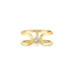 MICHAEL M Fashion Rings Alignment Ring