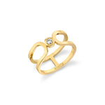 MICHAEL M Fashion Rings Alignment Ring