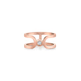 MICHAEL M Fashion Rings Alignment Ring