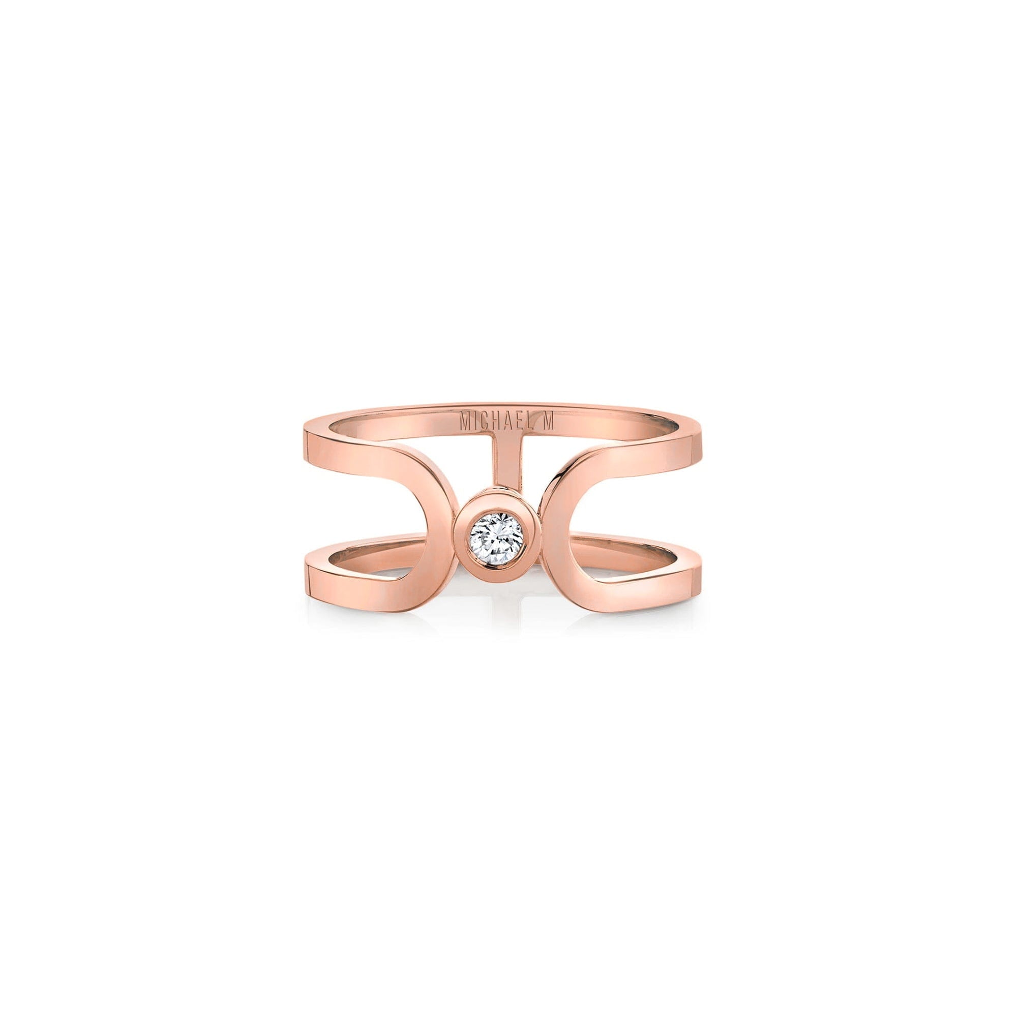 MICHAEL M Fashion Rings Alignment Ring