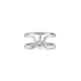 MICHAEL M Fashion Rings Alignment Ring