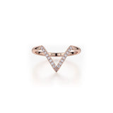 MICHAEL M Fashion Rings Diamond V Ring