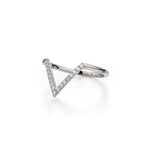MICHAEL M Fashion Rings Diamond V Ring