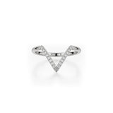 MICHAEL M Fashion Rings Diamond V Ring