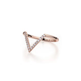 MICHAEL M Fashion Rings Diamond V Ring