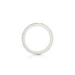 MICHAEL M Fashion Rings Embossed Precious Metal Band