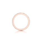 MICHAEL M Fashion Rings Embossed Precious Metal Band
