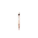 MICHAEL M Fashion Rings Embossed Precious Metal Band