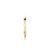MICHAEL M Fashion Rings Embossed Precious Metal Band