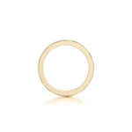 MICHAEL M Fashion Rings Embossed Precious Metal Band