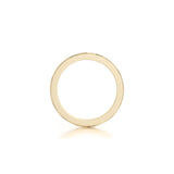 MICHAEL M Fashion Rings Embossed Precious Metal Band