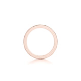 MICHAEL M Fashion Rings Embossed Precious Metal Band