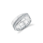 MICHAEL M Fashion Rings Europa Diagonal Ring