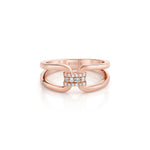 MICHAEL M Fashion Rings Europa Interlink Ring