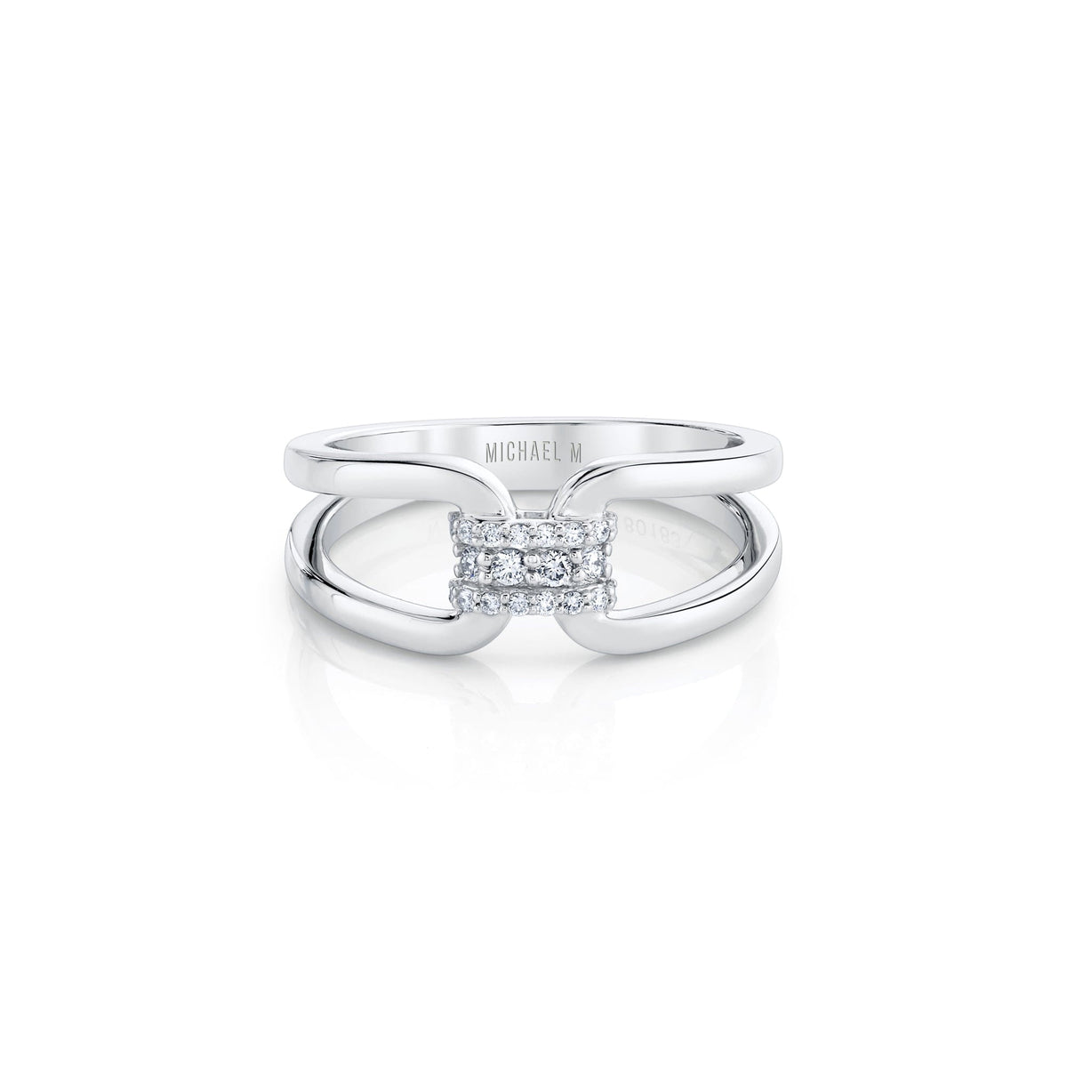 Europa Interlock Ring #F416 | MICHAEL M