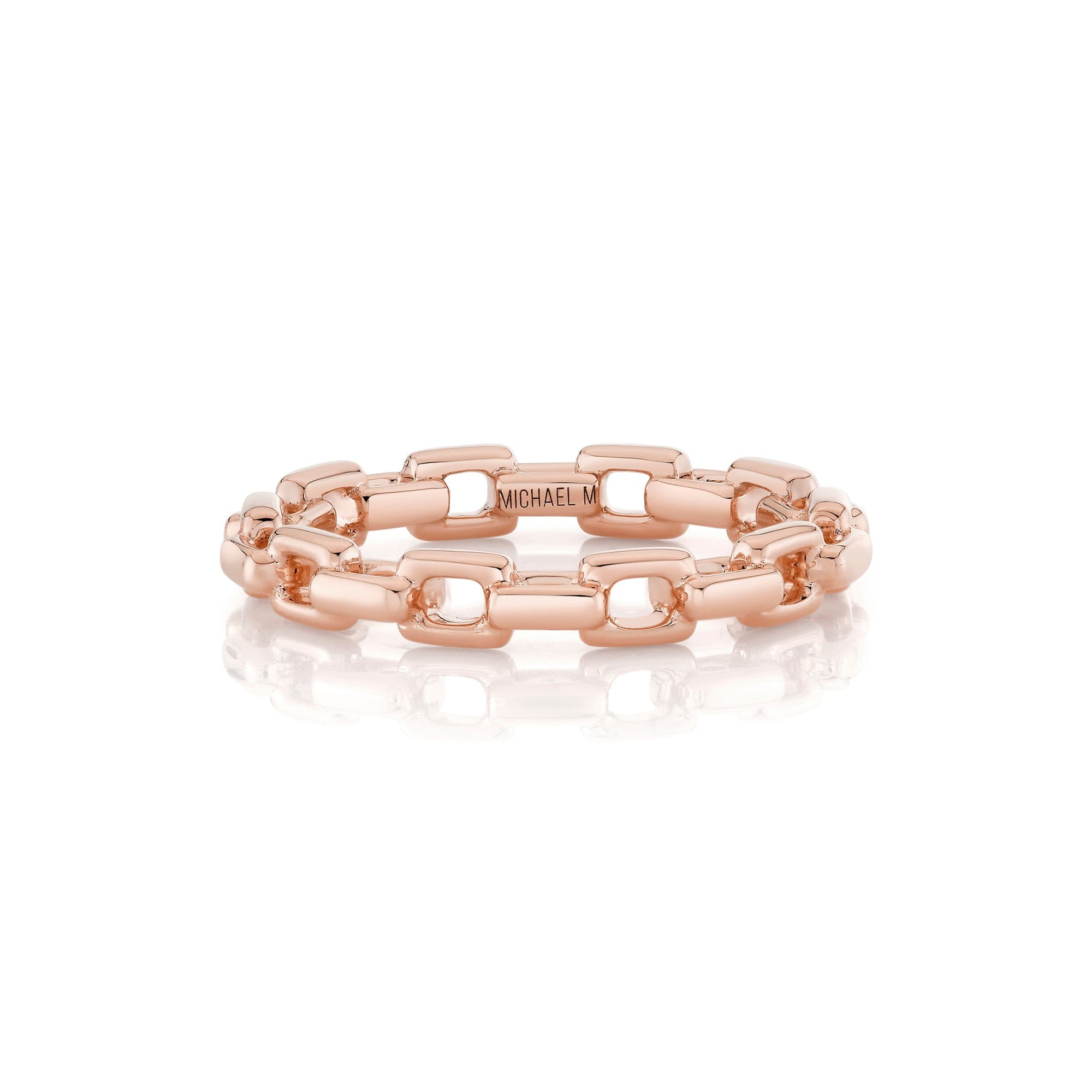 MICHAEL M Fashion Rings Link Chain Ring
