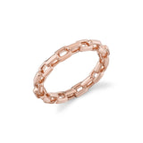 MICHAEL M Fashion Rings Link Chain Ring