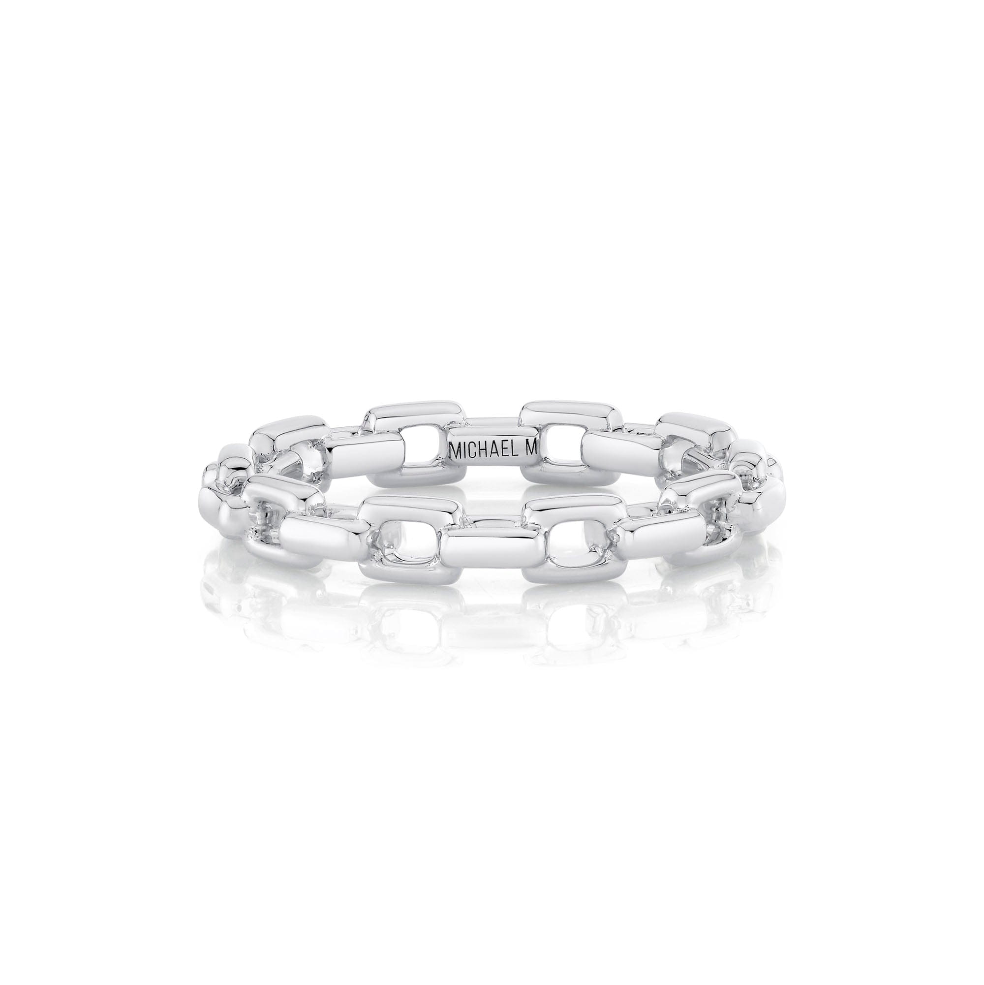 MICHAEL M Fashion Rings Link Chain Ring