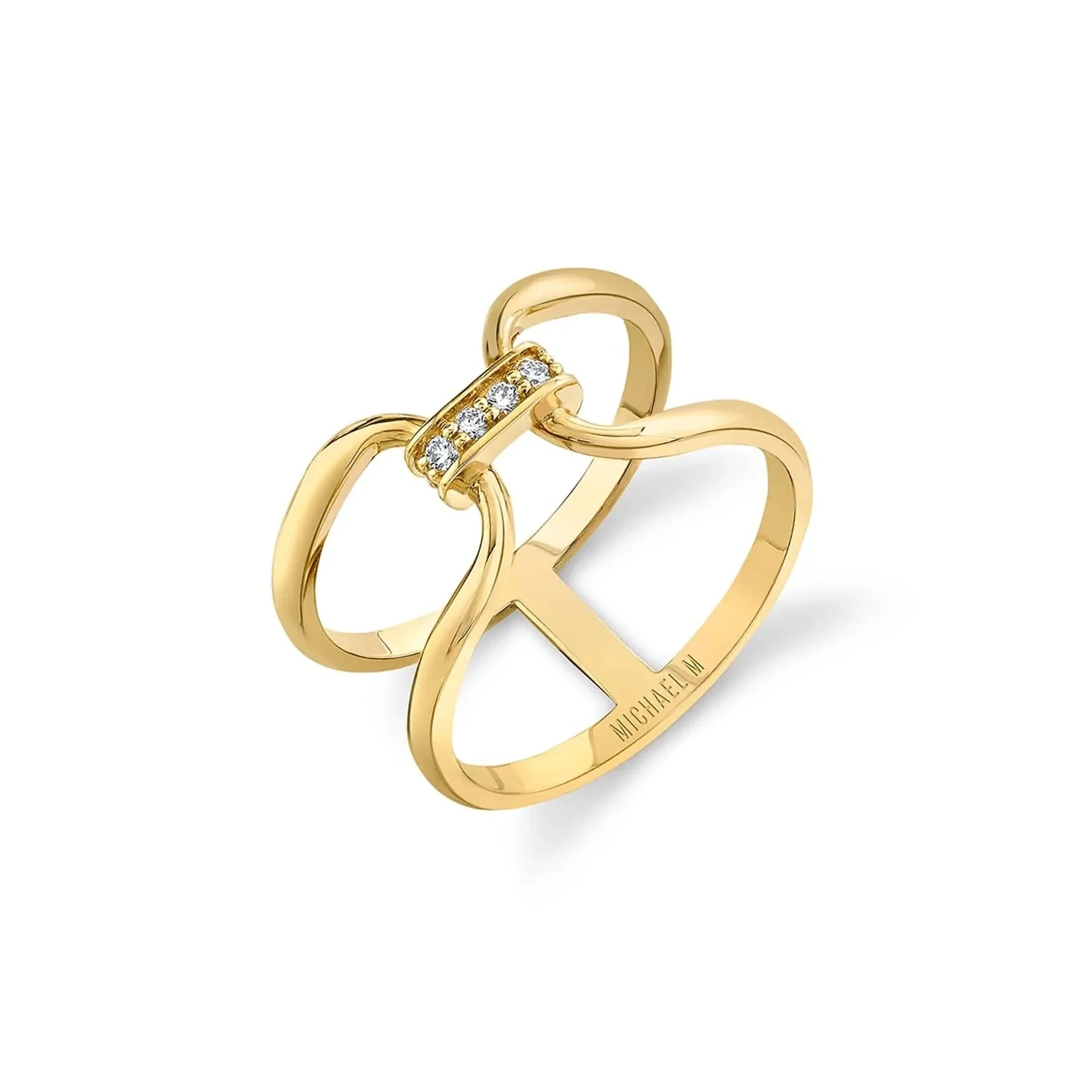 MICHAEL M Fashion Rings Linked At Last Ring