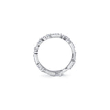 MICHAEL M Fashion Rings Montage Bar Cluster Band
