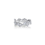 MICHAEL M Fashion Rings Montage Bar Cluster Band