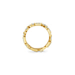 MICHAEL M Fashion Rings Montage Bar Cluster Band