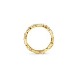 MICHAEL M Fashion Rings Montage Bar Cluster Band